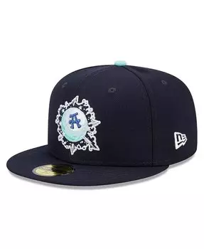 Мужская темно-синяя шляпа Asheville Tourists Marvel x Minor League 59FIFTY New Era, синий