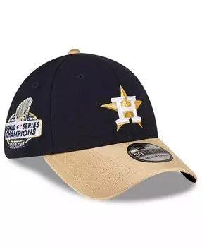 Мужская темно-синяя шляпа Houston Astros 2023 Gold Collection 39THIRTY Flex Hat New Era, синий