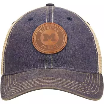 Мужская темно-синяя шляпа Michigan Wolverines Target со старой любимой шляпой дальнобойщика Snapback