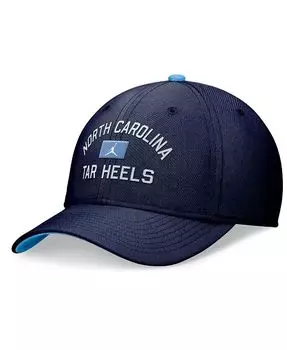 Мужская темно-синяя шляпа с галочкой Primetime на высоком каблуке North Carolina Tar Heels Jordan, синий