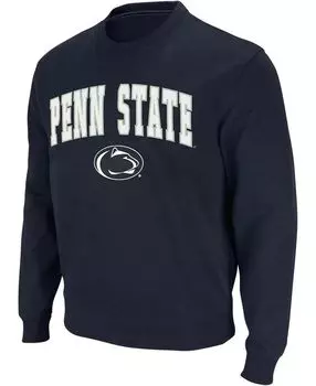 Мужская темно-синяя толстовка с круглым вырезом и логотипом penn state nittany lions arch Colosseum, синий