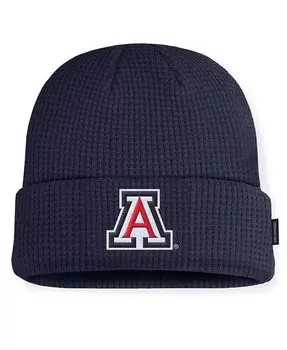 Мужская темно-синяя вязаная шапка Arizona Wildcats On-Field Terra с вафельными манжетами Nike, синий