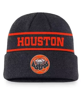Мужская темно-синяя вязаная шапка с манжетами Houston Astros Cooperstown Collection Rewind Terra Nike, синий