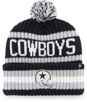 Мужская темно-синяя вязаная шапка с манжетами '47 Dallas Cowboys Bering