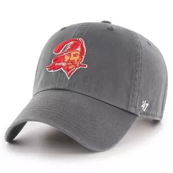 Мужская темно-угольная регулируемая кепка Tampa Bay Buccaneers Clean Up Legacy '47