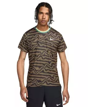 Мужская теннисная футболка Court Advantage Dri-FIT Nike, черный
