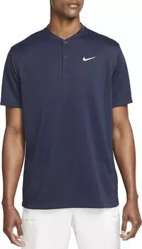 Мужская теннисная футболка-поло с воротником-стойкой NikeCourt Dri-FIT