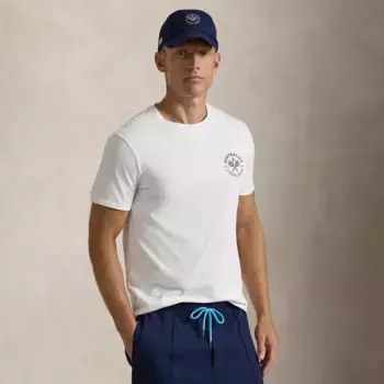 Мужская теннисная футболка Ralph Lauren Australian Open Polo Ralph Lauren, белый