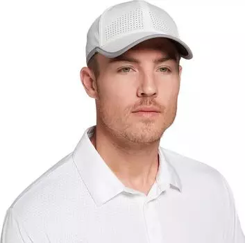 Мужская теннисная кепка Prince с перфорацией из технического материала, белый