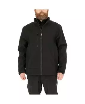 Мужская теплая утепленная куртка из софтшелла с мягкой подкладкой из микрофлиса RefrigiWear
