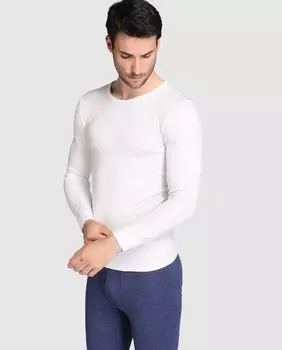 Мужская термобаза Classic Thermolactyl класс 3 Damart, белый