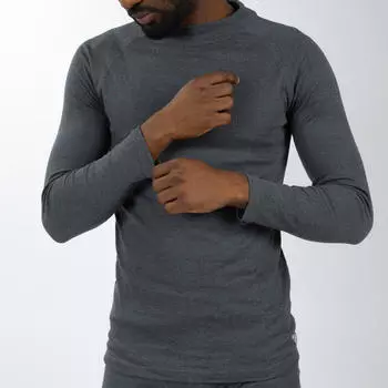 Мужская термофутболка Heatkeeper антрацитового цвета HEAT KEEPER, цвет gris