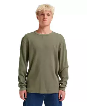 Мужская термофутболка с длинным рукавом Nelson Thermal Quiksilver, зеленый