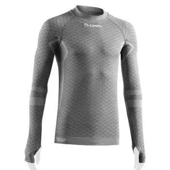 Мужская термофутболка с длинными рукавами Lurbel Volcano, серый