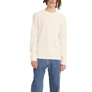 Мужская термофутболка стандартного кроя с длинными рукавами Levi's, цвет Egret
