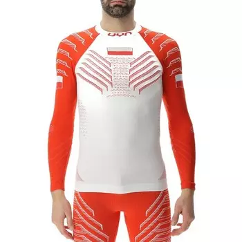 Мужская термофутболка Uyn, белый/красный