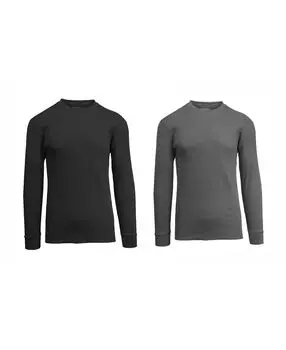 Мужская терморубашка вафельного трикотажа, упаковка из 2 шт. Galaxy By Harvic, мульти