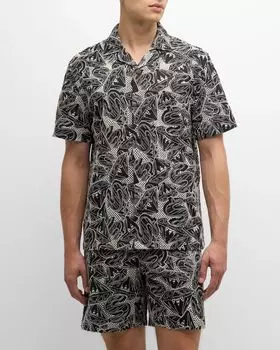 Мужская тканая рубашка BB Dollars and Diamonds Billionaire Boys Club, цвет Black