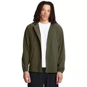 Мужская тканая ветровка с капюшоном Under Armour Vibe, цвет Marine Od Green