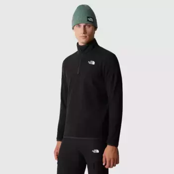 Мужская толстовка 100 GLACIER 1/4 ZIP The North Face, чёрный