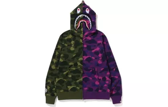 Мужская толстовка A BATHING APE, Фьюжн Фиолетовый/Черный