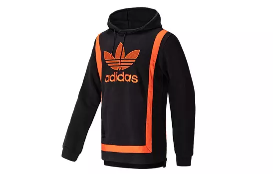 Мужская толстовка Adidas Originals, цвет Black/Orange