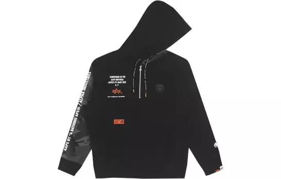 Мужская толстовка Alpha Industries X Aape, зеленый