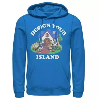 Мужская толстовка Animal Crossing: New Horizons Design Your Island Licensed Character