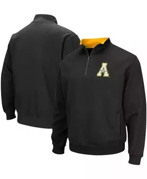 Мужская толстовка Appalachian State Mountaineers Tortugas Logo с застежкой-молнией на четверть Colosseum, черный