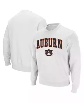 Мужская толстовка Auburn Tigers с круглым вырезом и логотипом Colosseum, белый