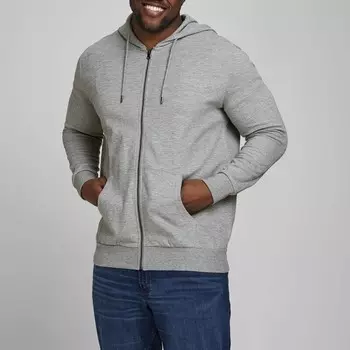 Мужская толстовка базовый пот Jack & Jones, серый