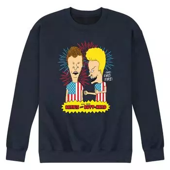 Мужская толстовка Beavis And Butthead USA Firework Licensed Character