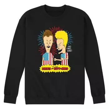 Мужская толстовка Beavis And Butthead USA Firework Licensed Character