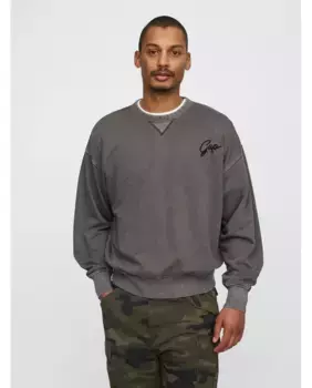 Мужская толстовка без капюшона с логотипом Gap, чёрный