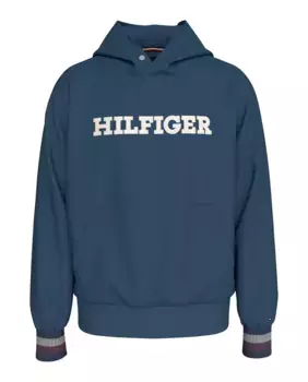 Мужская толстовка больших размеров Tommy Hilfiger, цвет Azul ndigo