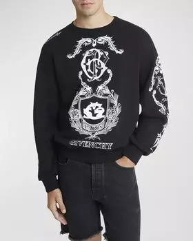 Мужская толстовка Boxy Tats Givenchy, цвет Black