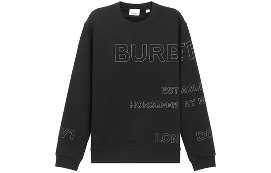 Мужская толстовка Burberry, цвет Black