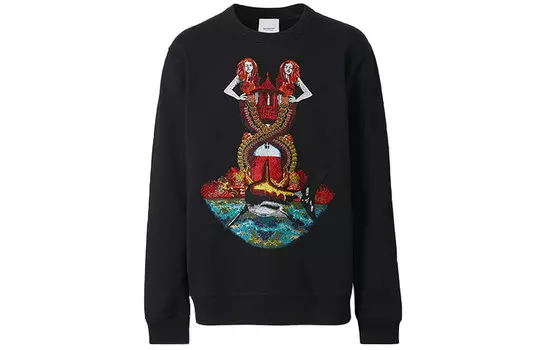 Мужская толстовка Burberry, цвет Black