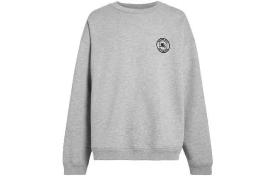 Мужская толстовка Burberry, светло-серый