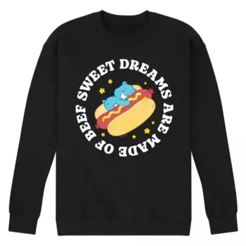 Мужская толстовка Care Bears Sweet Dreams из говяжьего флиса Licensed Character, черный