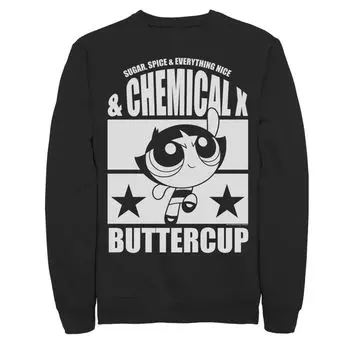 Мужская толстовка Cartoon Network Powerpuff Girls Buttercup Chemical X Licensed Character