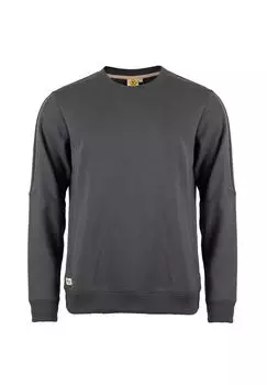 Мужская толстовка Coastal классического дизайна со вставками-логотипами и тесьмой на шее контрастного цвета ROADSIGN australia, антарцитовый