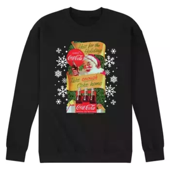 Мужская толстовка Coca-Cola Host The Holidays Licensed Character, черный