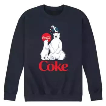 Мужская толстовка Coca-Cola Polar Bears Licensed Character, синий