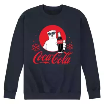 Мужская толстовка Coca-Cola с полярным медведем Licensed Character, синий