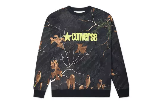 Мужская толстовка Converse, цвет Black Camo