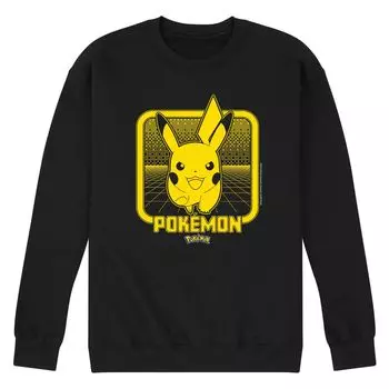 Мужская толстовка для геймеров в стиле ретро Pokemon Pikachu Pike Licensed Character