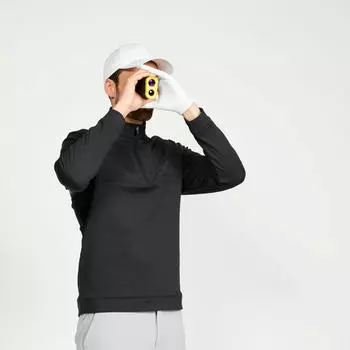 Мужская толстовка для гольфа - CW500 черная INESIS, цвет schwarz