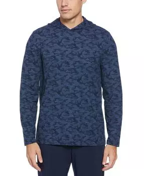 Мужская толстовка для гольфа с длинными рукавами и камуфляжным принтом Lux Touch PGA TOUR, синий