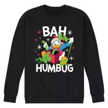 Мужская толстовка "Дональд Дак" с принтом "Брр, как холодно" Disney, черный